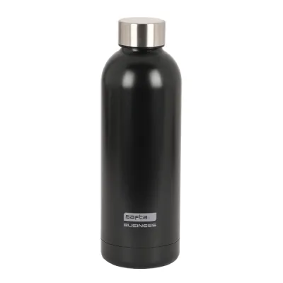 Safta Botella Termo 500ml Acero Inoxidable Color Negro