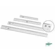 Faibo Regla Escolar 20Cm Transparente - Precisión Y Estilo