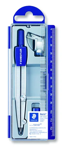 Staedtler Noris 550 Compás de Precisión 300mm para Iniciación al Dibujo