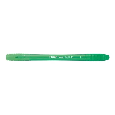 Milan Sway Fineliner Rotulador Verde Punta Fina 0.4mm Tinta al Agua Ergonomico