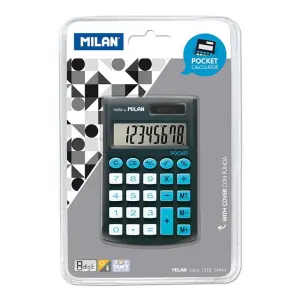 Milan Calculadora Pocket 8 Dígitos Dual Blister Negro