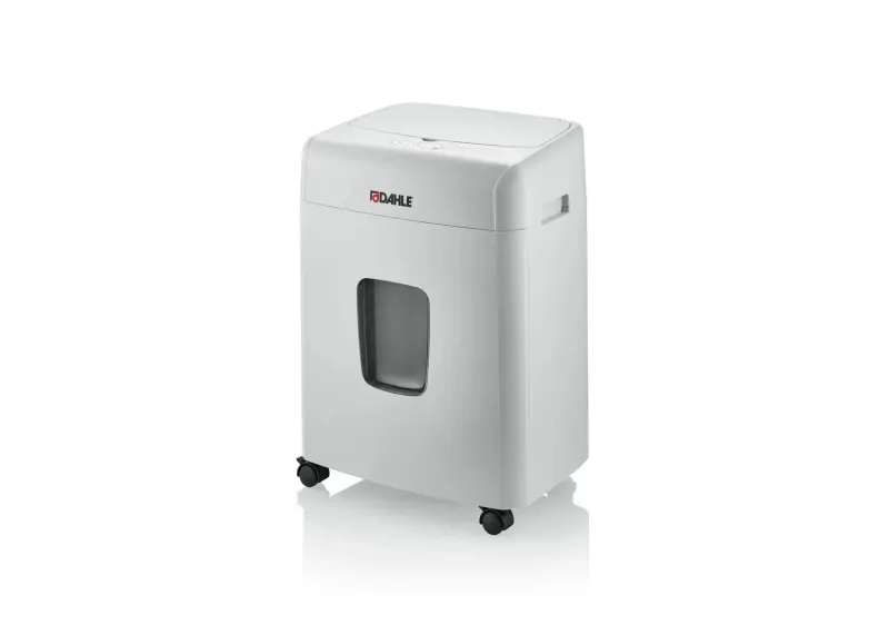 Dahle Shredmatic 90 Destructora De Papel Automatica Corte En Particulas P-4 - Autoalimentacion 90 Hojas, Manual 10 Hojas - Papelera De 23L - Color Gris Claro