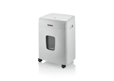 Dahle ShredMATIC 90 Destructora de Papel Automatica Corte en Particulas P-4 - Autoalimentacion 90 Hojas, Manual 10 Hojas - Papelera de 23L - Color Gris Claro