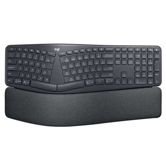 Logitech Ergo K860 Teclado Bluetooth Inalambrico Usb - Ergonomico - Reposamuñecas - Color Negro
