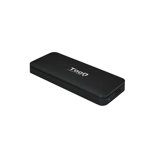 Caja Externa M.2 Usb-C Tooq Tqe-2280B Para M.2 Nvme Pcie Usb 3.1 Gen2 Negra