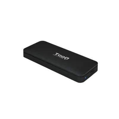 TooQ TQE-2280B Caja Externa M.2 USB-C para NVMe PCIe USB 3.1 Gen2 Negra