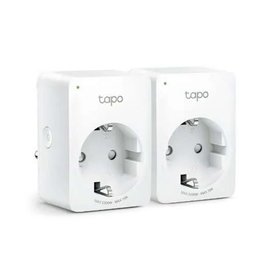 Tp-Link Mini Enchufe Inteligente Wi-Fi (2-Pack) - Control Remoto - Programable - Modo Fuera De Casa