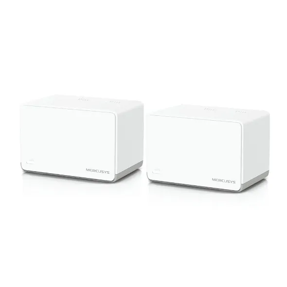 Mercusys Halo H70X Sistema Wi-Fi 6 Mesh Ax1800 Doble Banda - 2 Unidades Halo - Cobertura Hasta 550 M² - Color Blanco