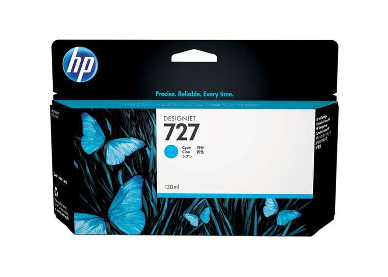 Hp 727 Cyan Cartucho De Tinta Original - B3P19A