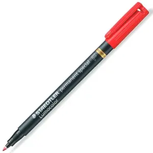 Staedtler Lumocolor F Rotulador Permanente Rojo
