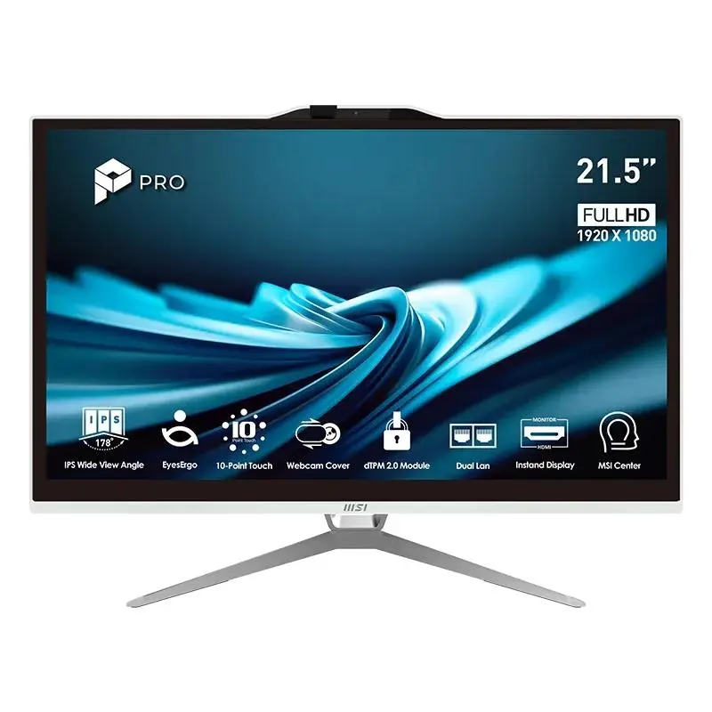 MSI AM222T-652EU All-In-One i5-14400 16GB RAM 512GB SSD 21.5" DOS