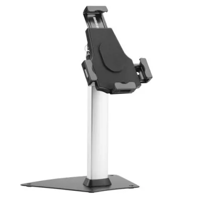 Aisens Soporte De Sobremesa Antirrobo Ajustable Para Tablet, Negro