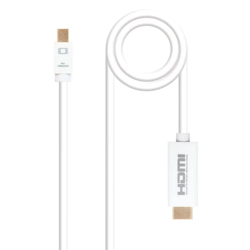 Nanocable Cable Conversor Mini Dp/ Hdmi 2 M Blanco