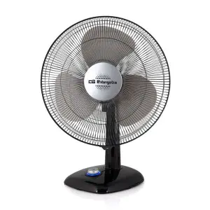 Orbegozo TF 0134 Ventilador de Sobremesa Oscilante - Silencioso y Potente Caudal de Aire