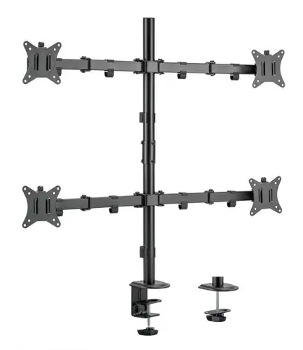 Soporte De Mesa Equip 650159 Para 4 Pantallas 17"-32" Doble Brazo Articulado Vesa Standard Hasta 9Kg