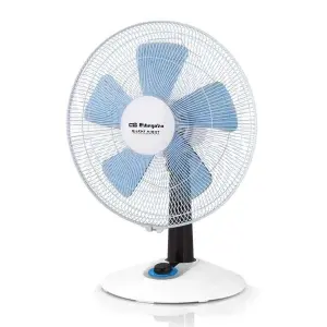 Orbegozo TF 0138 Ventilador de Sobremesa 35cm - 4 Velocidades, Oscilante y Silencioso