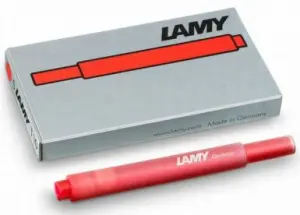 Lamy Cartucho T10 Rojo Recambio para Pluma Tinta - Caja de 5 Unidades