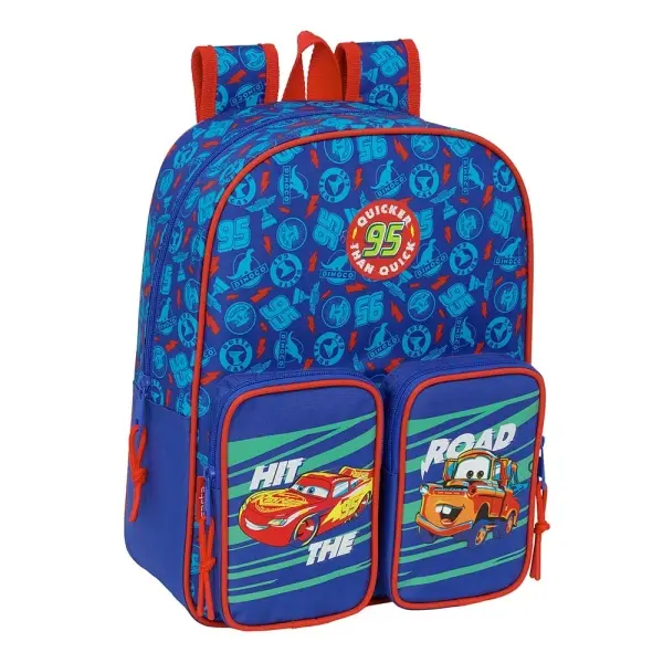 Safta Mochila Infantil Azul - Adaptable a Carro - 9L - 270x100x330mm - Hombreras Ergonómicas