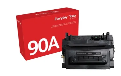 HP CE390A Cartucho de Tóner Negro Genérico - Reemplaza 90A
