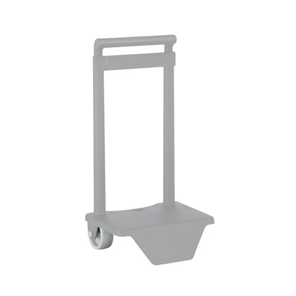 Safta Carro Portamochilas Universal con Ruedas de PVC - 18x16x35cm - Color Gris