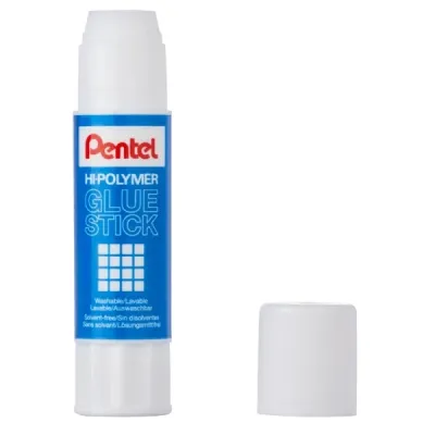 Pentel Hi-Polymer Pegamento en Barra 25gr - Aplicación Fácil para Oficina y Hogar