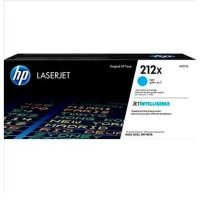 HP Toner Cian 212X para LaserJet Enterprise M554, M555, M578