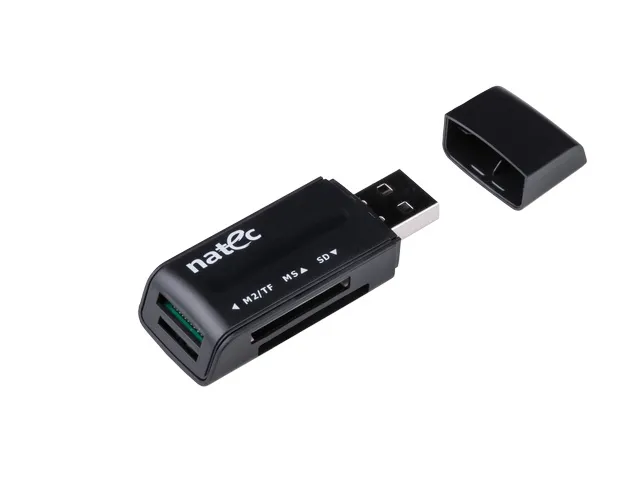 NATEC ANT 3 Mini Lector de Tarjeta USB 2.0 Negro
