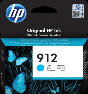 HP Cartucho de Tinta Cyan Nº912 para DeskJet y DeskWriter