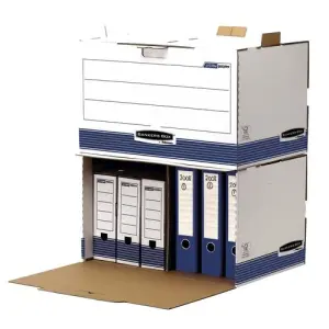 Fellowes Contenedor De Archivos Acceso Frontal System Azul