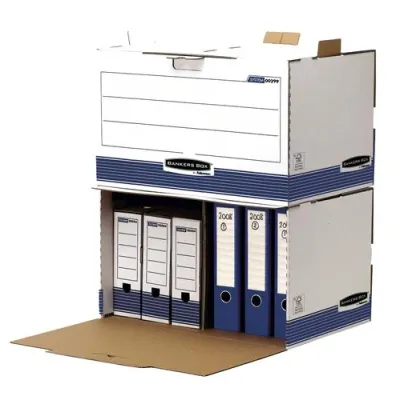 Fellowes Contenedor De Archivos Acceso Frontal System Azul