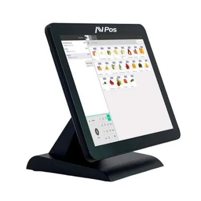 AVPos TPV K2000 Slim 15" Táctil, Intel i3, 8GB RAM, 128GB SSD, VGA, WIFI, LAN, Bluetooth, Negro
