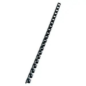 GBC Combbind Pack de 100 Canutillos Encuadernación 10mm Color Negro