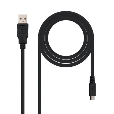 Nanocable Cable USB 2.0 A/M a Micro USB B/M 0,8 M