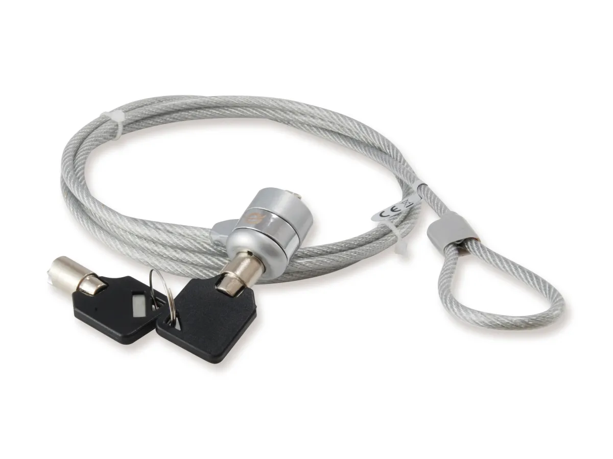 CABLE DE SEGURIDAD CONCEPTRONIC CON LLAVE 1.5M