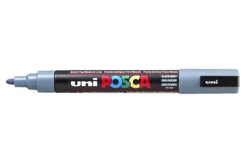 Posca Marcador PC-5M No Permanente Punta Forma De Bala 1,8 - 2,5 Mm Gris Pizarra