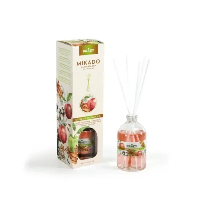 Prady Ambientador Mikado Canela Manzana 100 ml con Varitas Difusoras