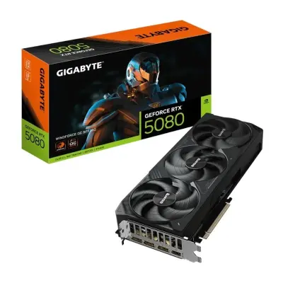 Gigabyte NVIDIA RTX 5080 WF3OC 16GB GDDR7 Tarjeta Gráfica