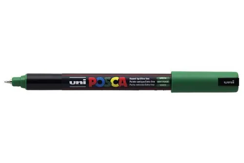 Posca Marcador  Pc-1Mr No Permanente Punta Extrafina 0.7Mm Verde