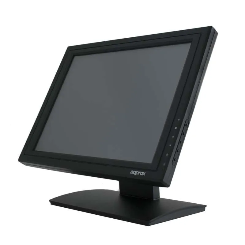 Approx Monitor Táctil Resistiva 15" TPV VGA Negro 5ms 300cd/m² Controlador EETI Grado A+