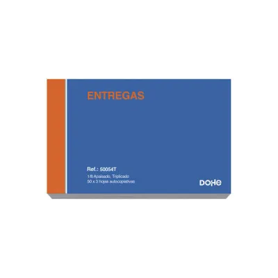 Dohe Talonarios Preimpresos Dos Tintas Papel Autocopiativo 150 Hojas Octavo Apaisado