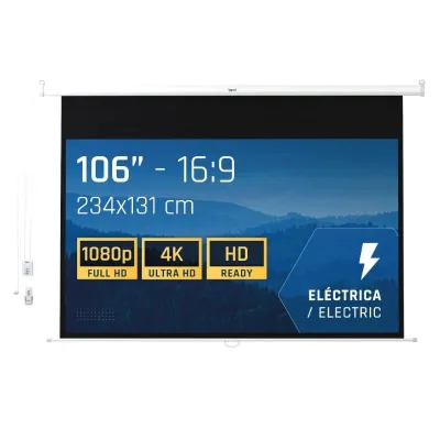 iggual Pantalla Eléctrica 16:9 106" 234x131 cm