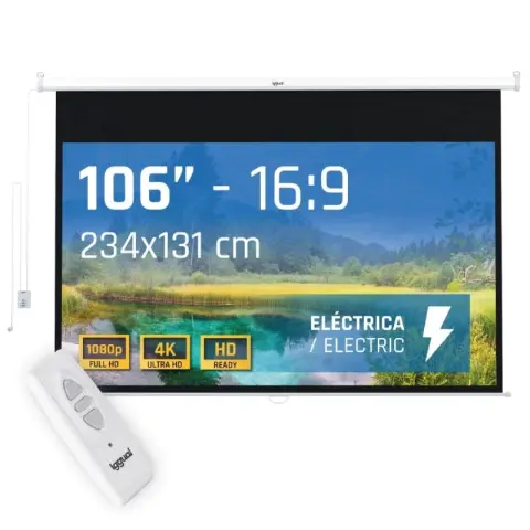 iggual Pantalla Eléctrica 16:9 106" 234x131 cm