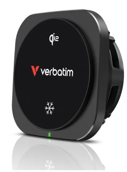 Verbatim Cargador  Inalámbrico De Telefono Magnetico Para El Coche Qi2
