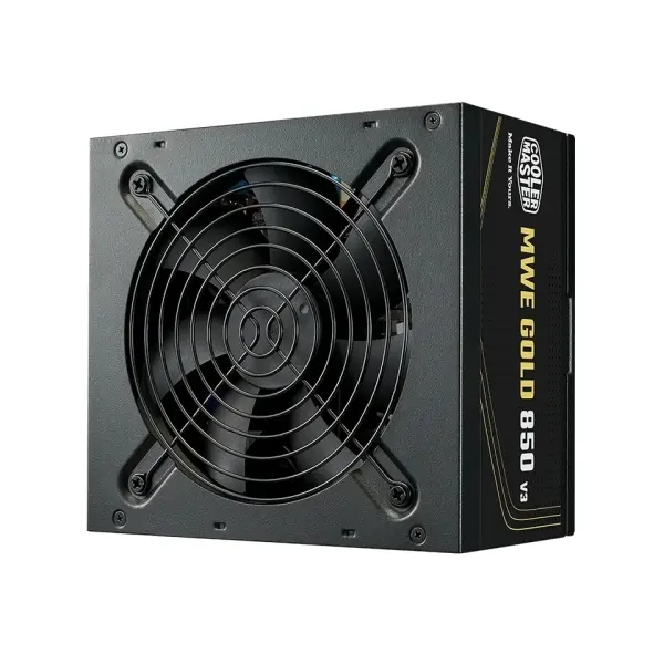 Cooler Master Mwe V3 Fuente De Alimentacion 80+ Gold 850W - Atx 3.1 - 12V-2X6 - Pfc Activo - No Modular