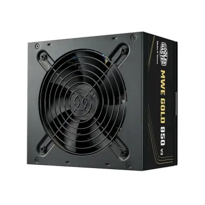 Cooler Master MWE V3 Fuente de Alimentacion 80+ Gold 850W - ATX 3.1 - 12V-2X6 - PFC Activo - No Modular