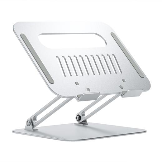 Aisens Soporte De Sobremesa Xl 10-17 Ajustable Para Portatil / Tablet, Plata