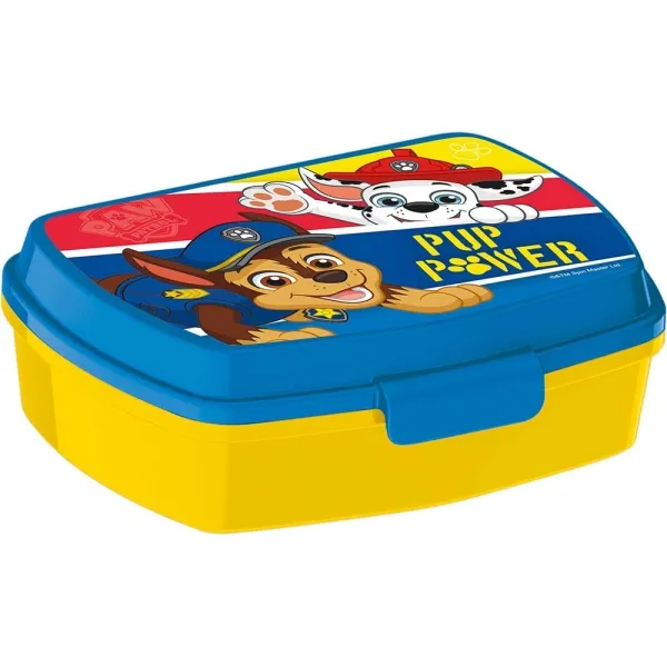 Safta Sandwichera Paw Patrol Pups Rule Rectangular Azul PVC Sin BPA