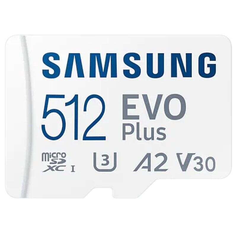Samsung Evo Plus Tarjeta Micro Sdxc 512Gb Uhs-I U3 V30