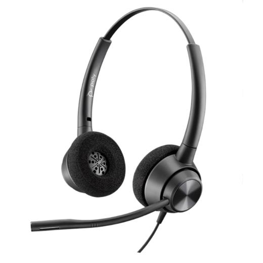 Hp Poly Auriculares De Diadema Biaural C/ Micrófono Qd Encorepro 320 Negro