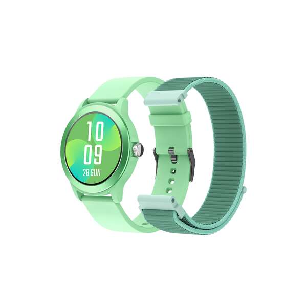 Spc Smartee Duo Vivo Reloj Inteligente Smartwatch Pantalla Redonda 1.27" - Mas De 100 Modos Deportivos - Monitoreo De Salud - Resistencia Ip68 - Color Verde